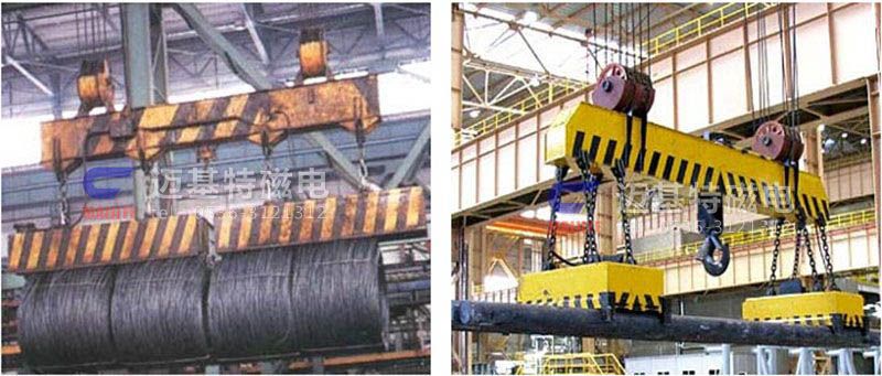 MW12系列、MW15系列吊運(yùn)捆扎螺紋鋼、圓鋼用起重電磁鐵